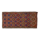 Anatolian handmade kilim rug 300 cm x 130 cm
