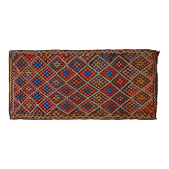 Tapis kilim artisanal anatolien 300 cm x 130 cm