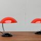 Mid-century minimalist table lamps by Josef Hurka for Drukov, Brno, set of 2.