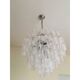 Murano Glass Sputnik Chandelier With Swirling Italian Glass