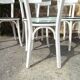 Series of 6 white Baumann Bistro