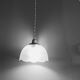 White frosted corolla nomad hanging lamp
