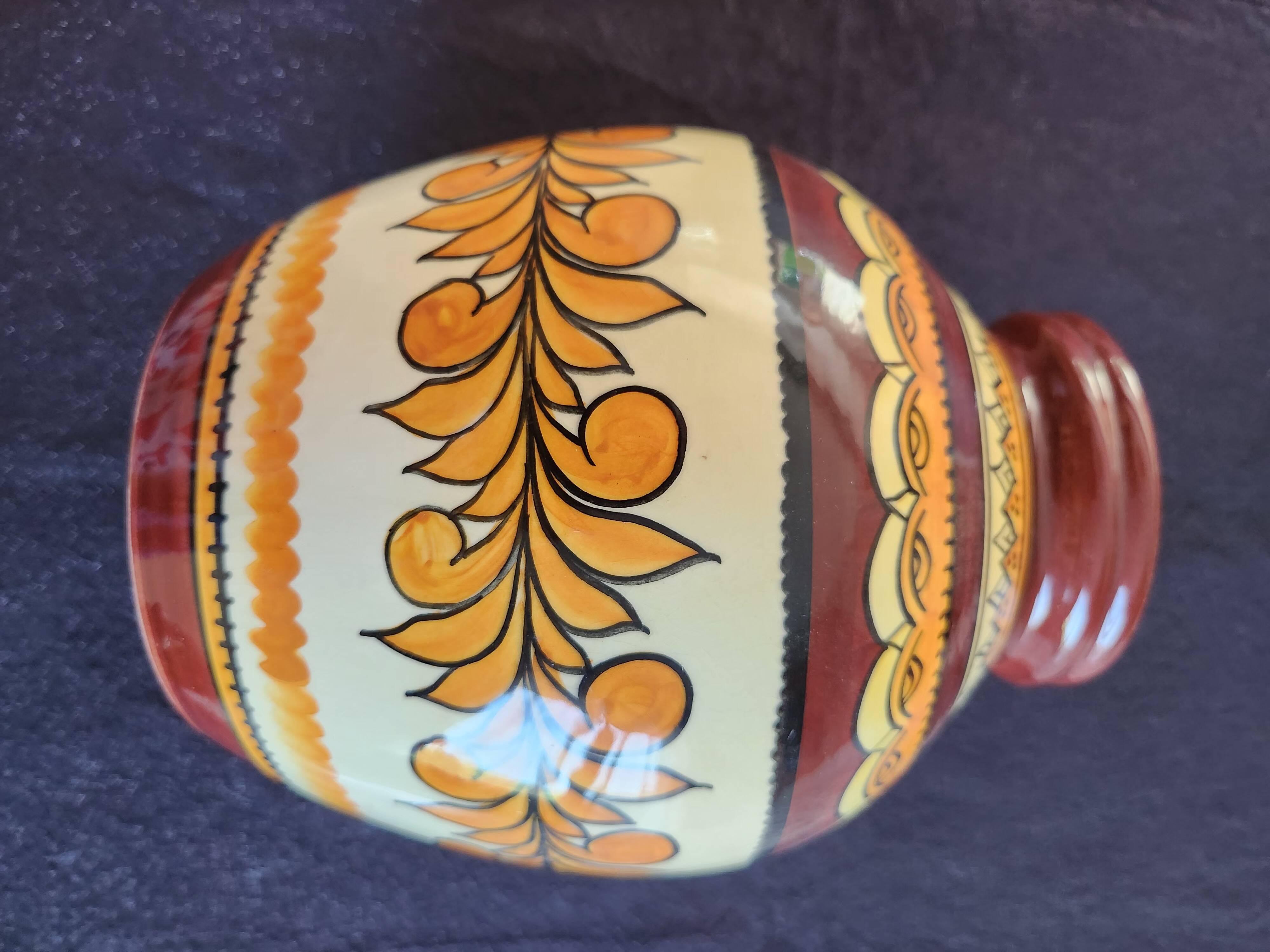Art Deco vase Henriot Quimper