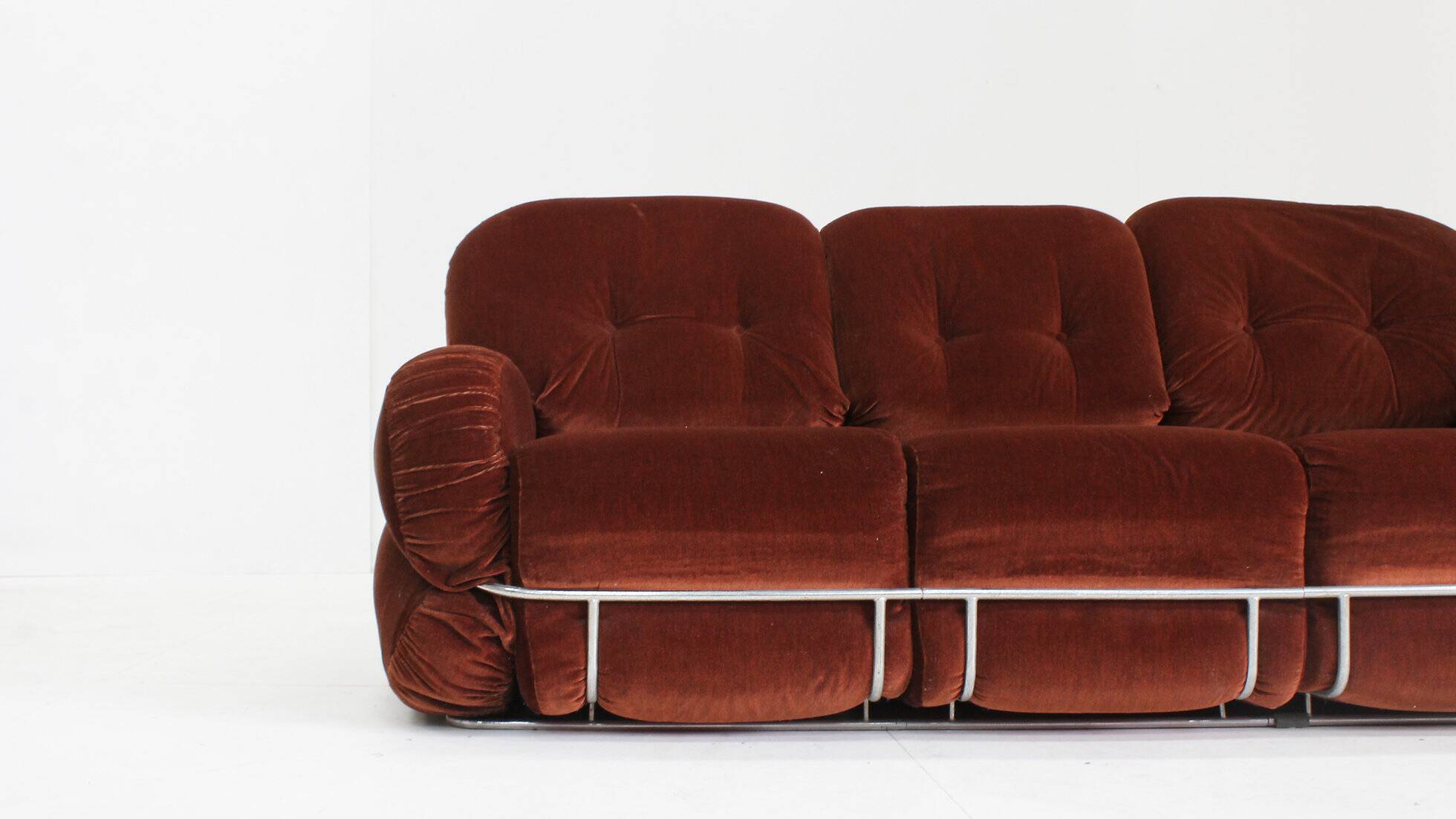 Vintage Okay sofa by Adriano Piazzesi, Italy 1970s