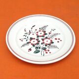 Half Porcelain Flat Plate KG (Keller Guérin) Lunéville Château Made in France