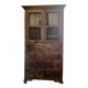 Wardrobe, storage unit with 2 doors and 16 drawers in teak
