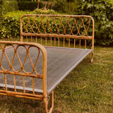 Bamboo bed 60s