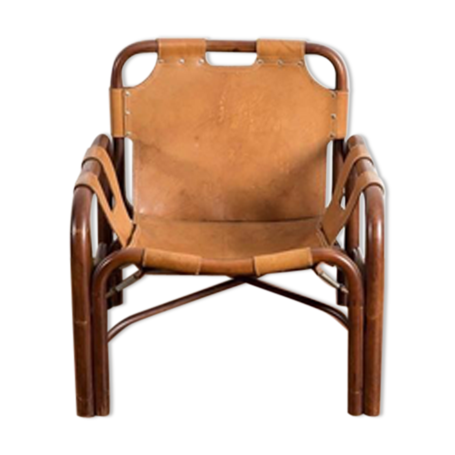 Fauteuil en bambou Bonacina
