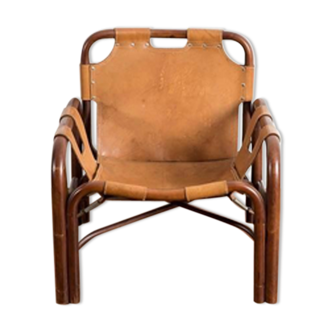 Fauteuil en bambou Bonacina