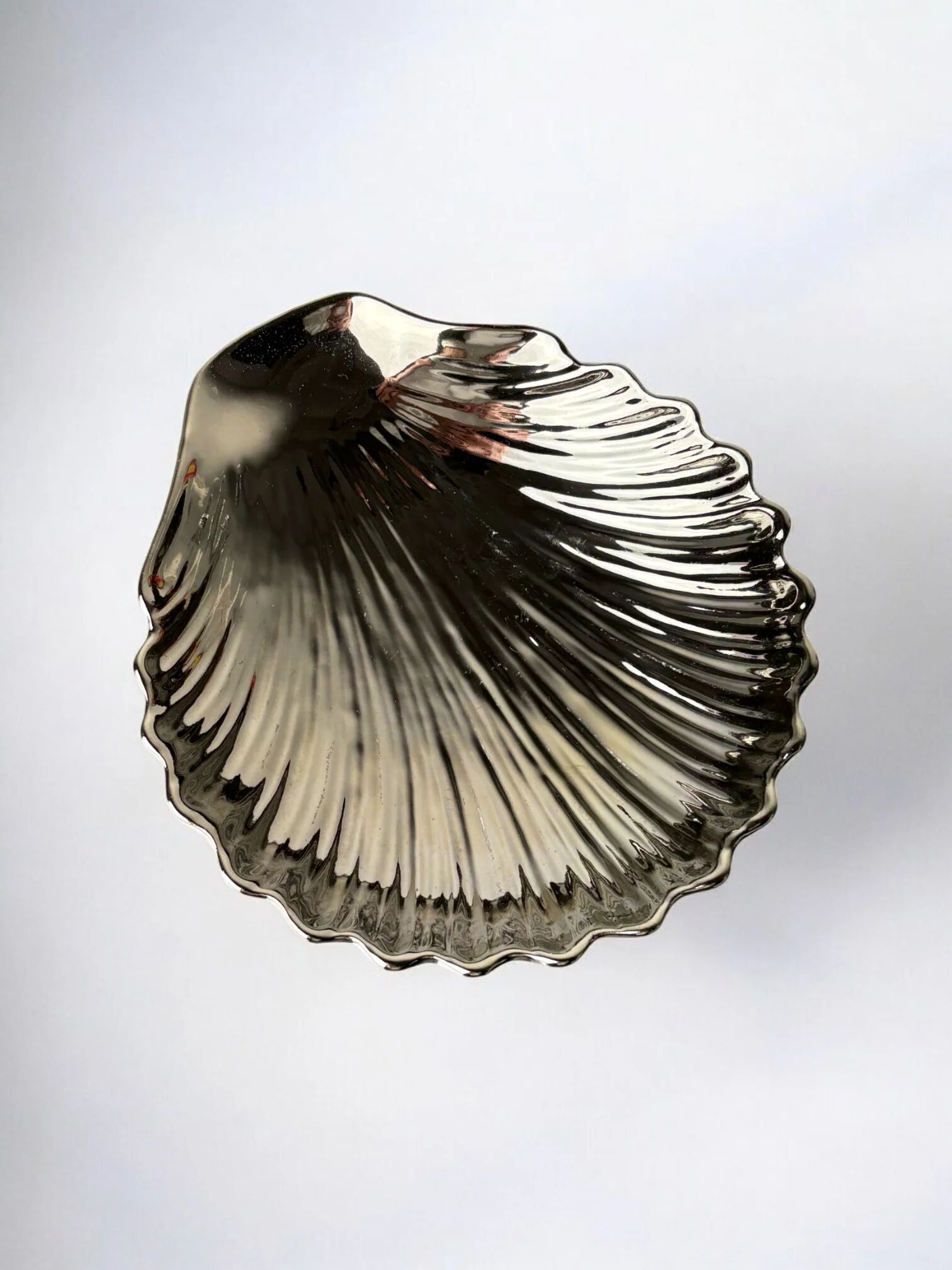 Shell catchall in ceramic, Italy, 1980s