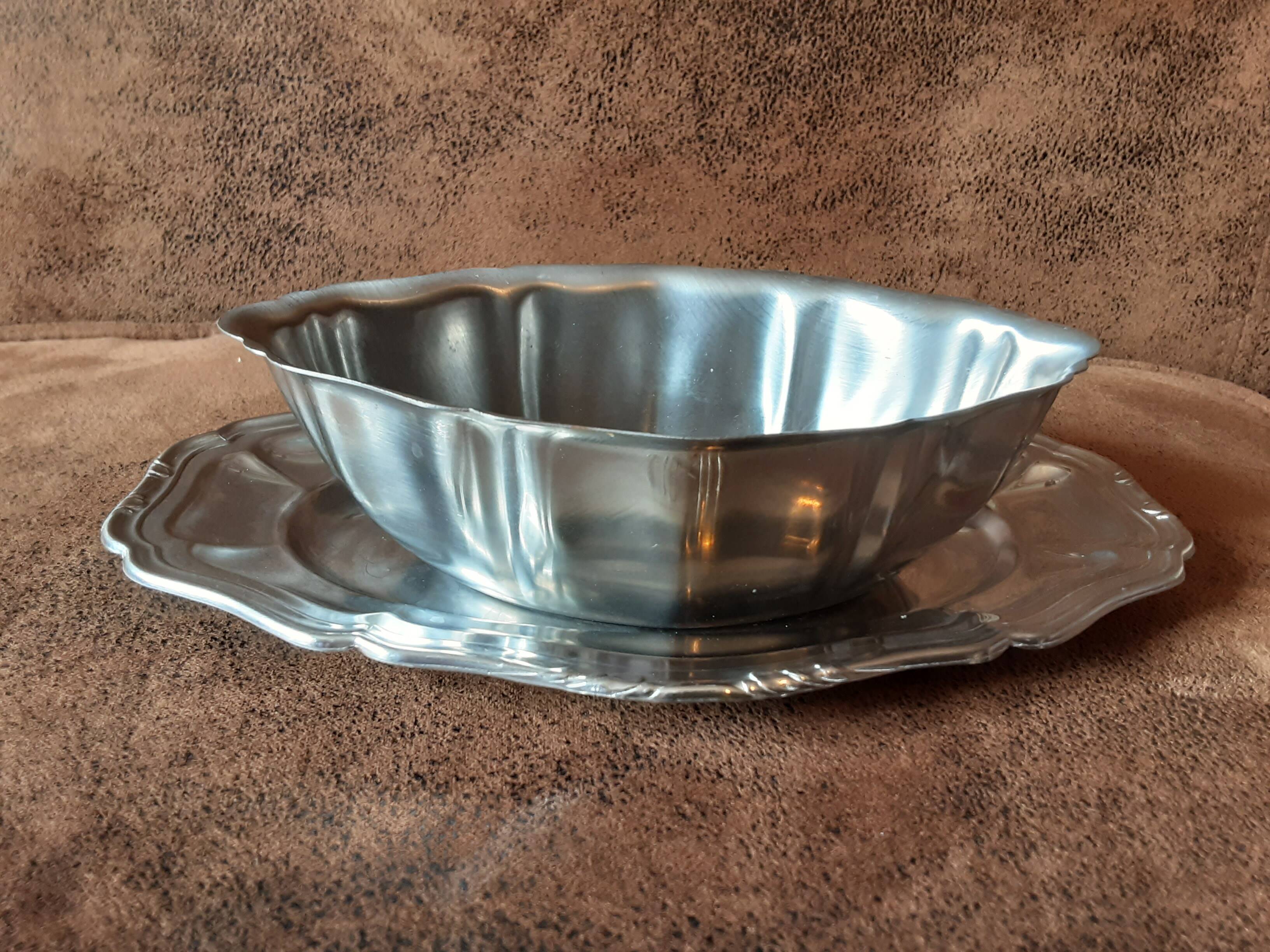 Saucière métal  vintage