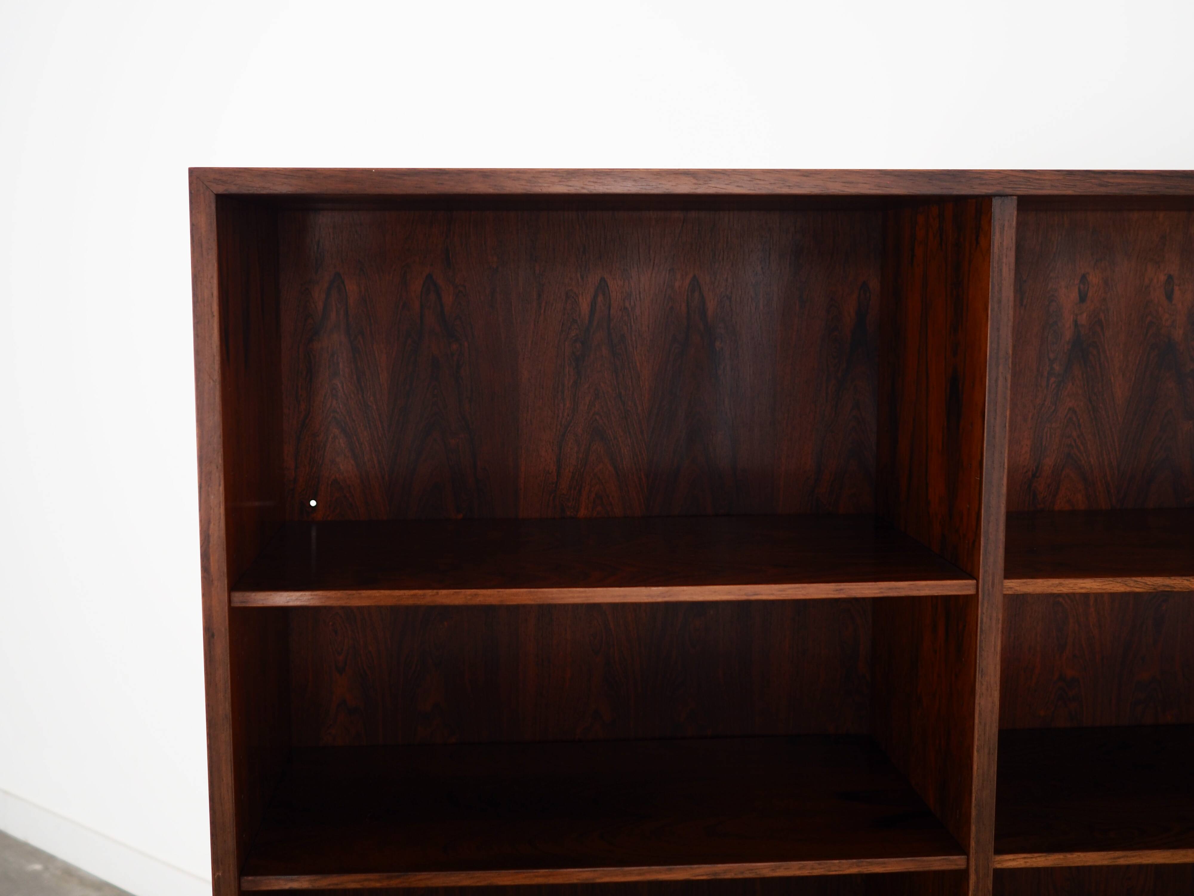 Rosewood bookcase, Danish design, 1970s, manufacturer: Omann Jun