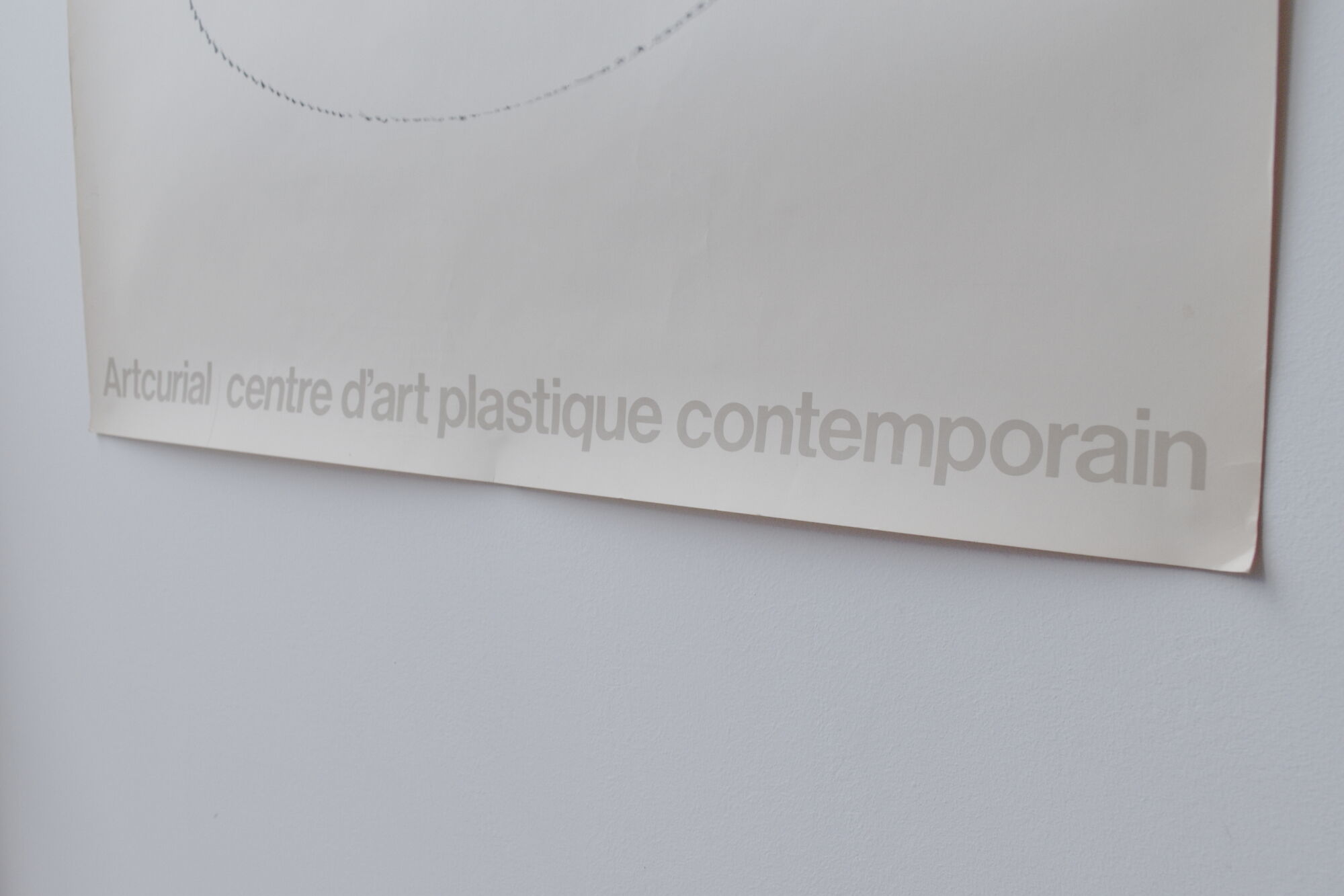 Poster Lucio Fontana 1977 concetto spaziale