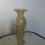 Polished marble vase