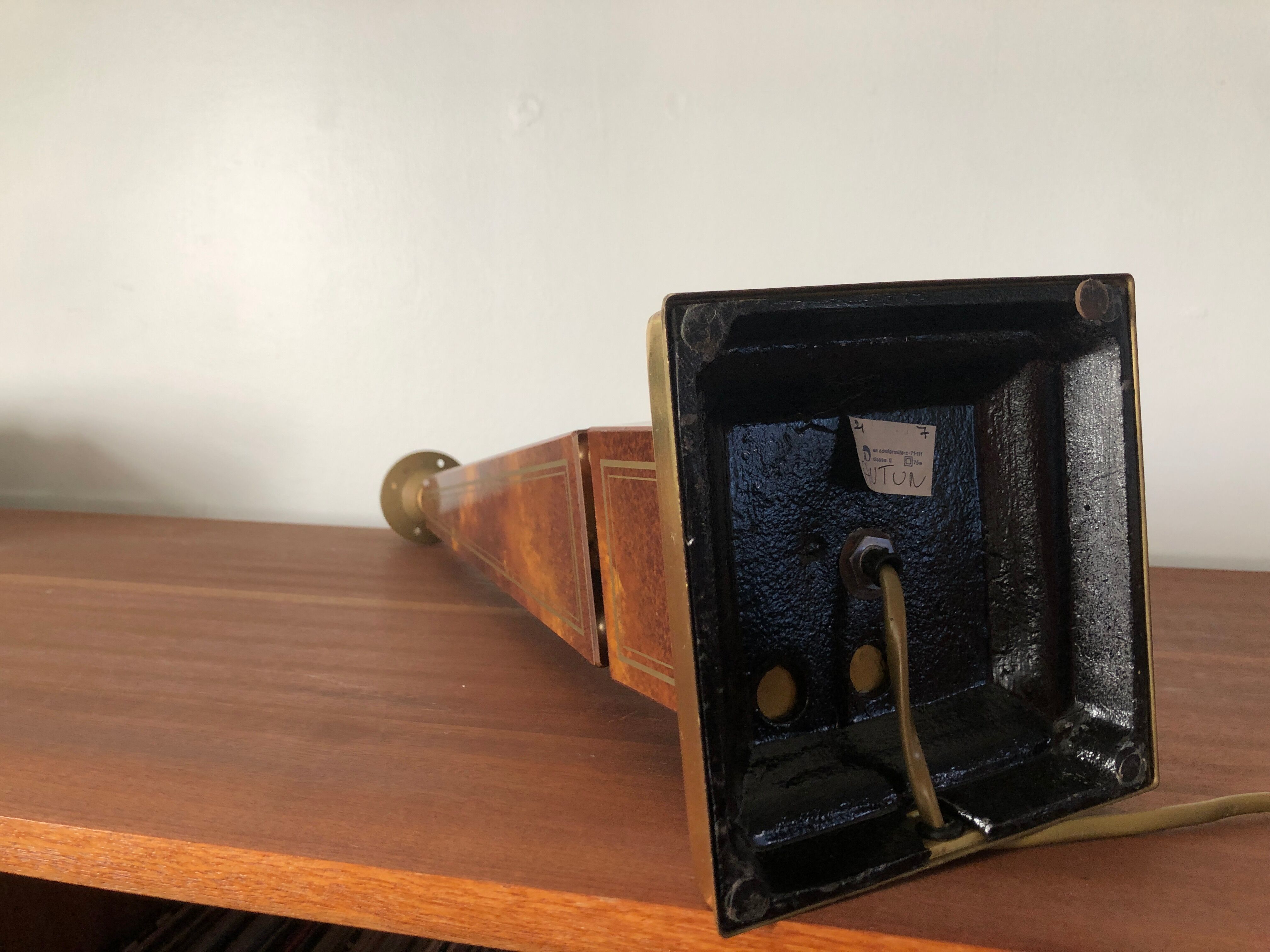 Obelisk lamp foot Le Dauphin 1970