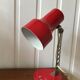 Vintage red lamp 1950