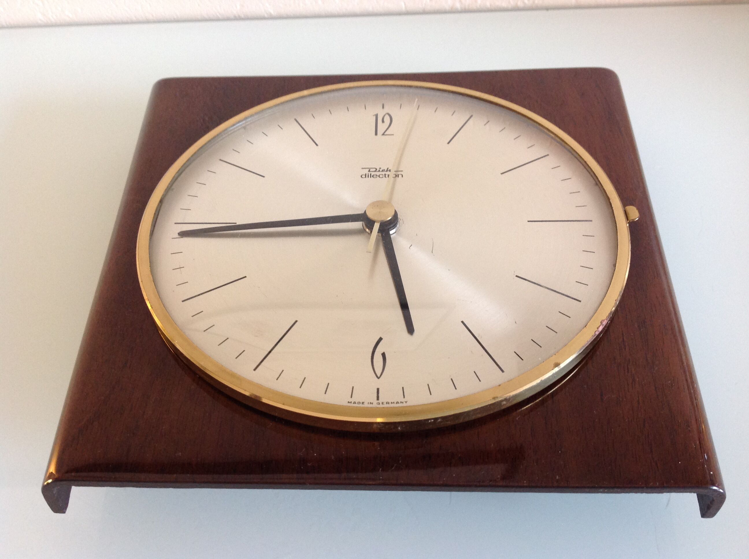 Old wooden clock by Diehl
