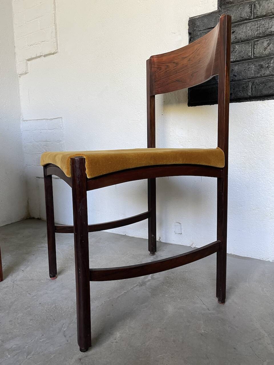 Desk and its Scandinavian rosewood chair