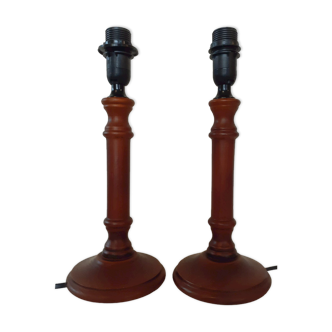 Pair of bedside lamps