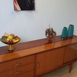 Modernist long sideboard of the 1970s.