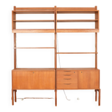 Mid-Century Teak Wall Unit by Torbjørn Afdal for Bruksbo, 1950s, Set of 2