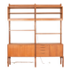 Bibliothèque en teck du milieu du siècle par Torbjørn Afdal pour Bruksbo, années 1950, ensemble de 2