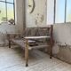 Audoux and Minet cord bench