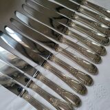 12 soh silver plated table knives