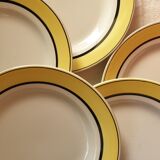 Suite of 11 dessert plates K G Lunéville