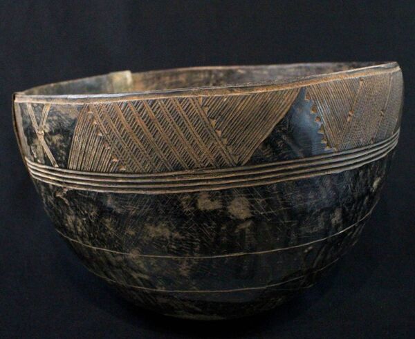 Grand bol touareg - niger - 32 cm