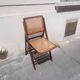 Chaise pliante vintage