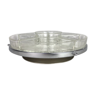 Art Deco Rotating Tray Lazy Susan, 1930's