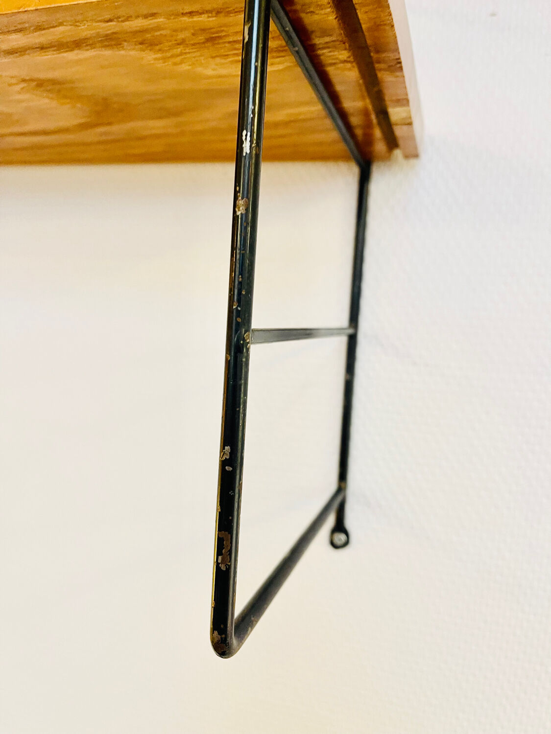 Modular Scandinavian wall shelf, circa 1960