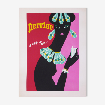 Villemot perrier 65x50 cm poster