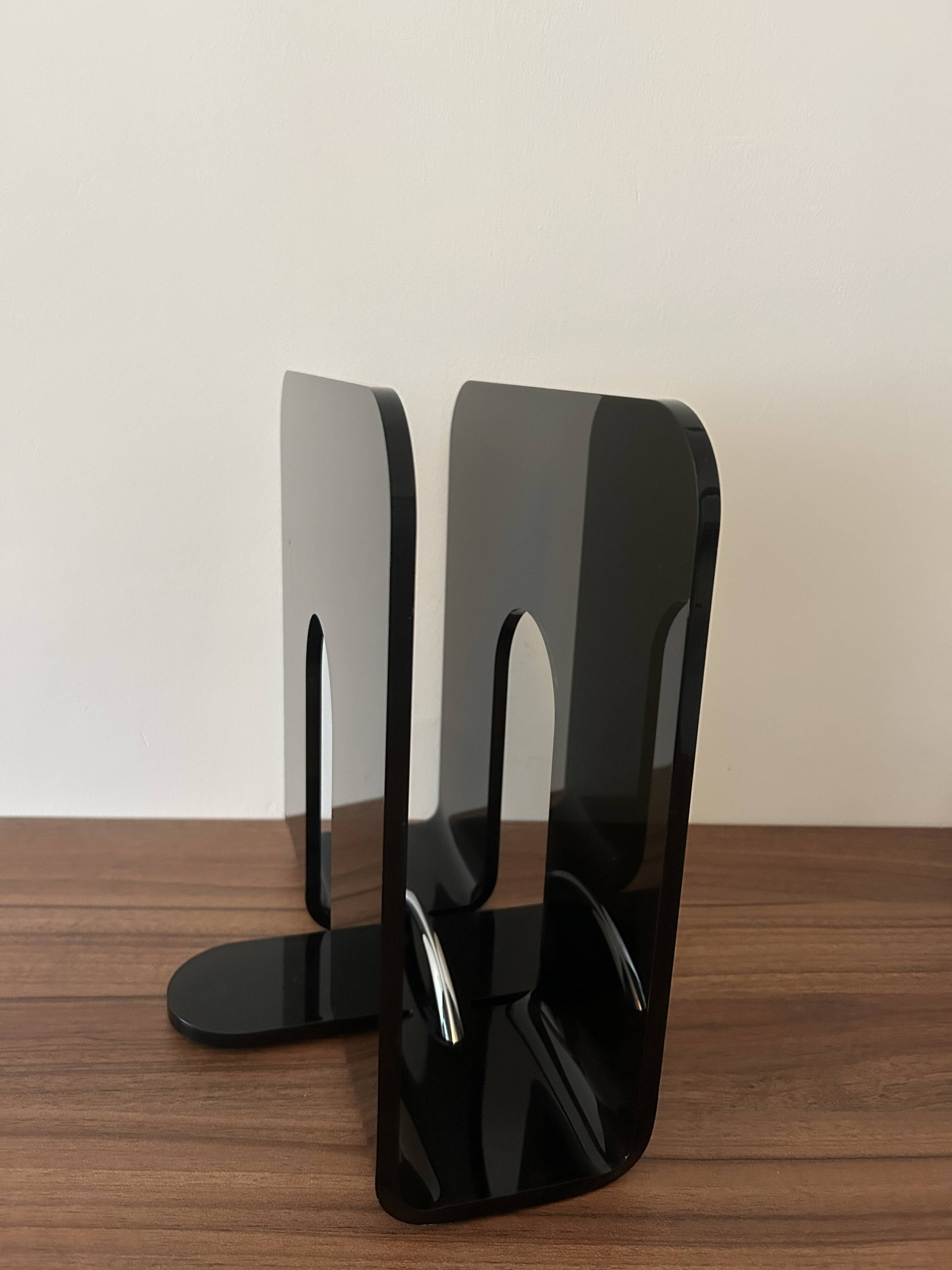 Smoked Plexiglas magazine rack Emporium