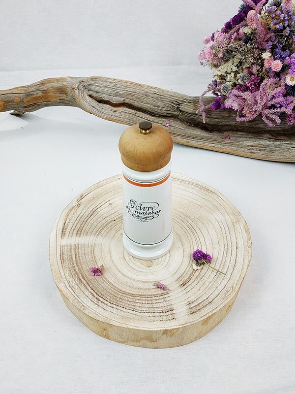 Paris porcelain pepper mill from Auteuil