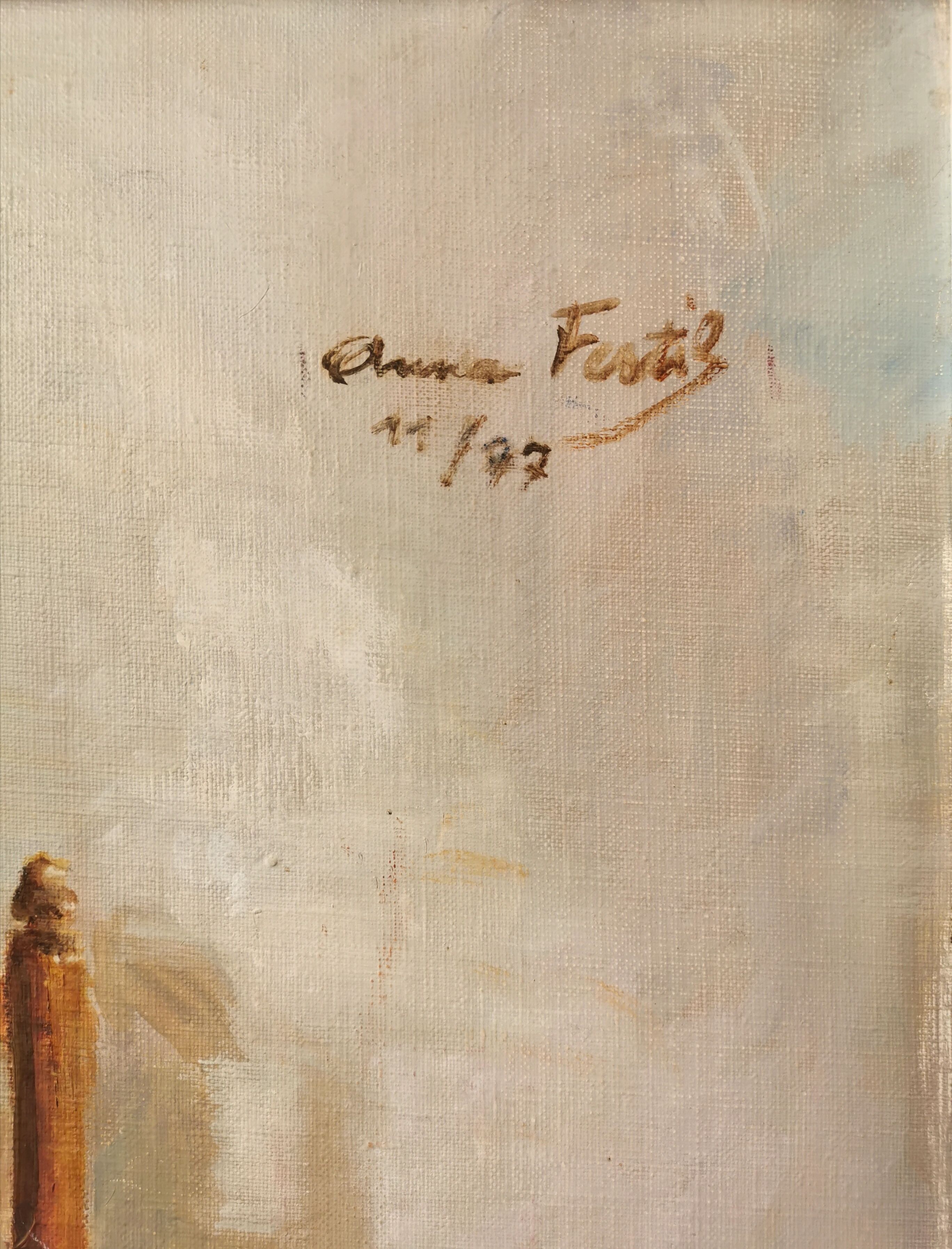 Ancient painting by Anna Fertis still life