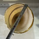 Small vintage conical vase Vallauris workshop JTF floral decoration