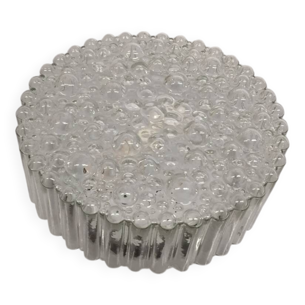 Plafonnier/ appliqué bubble en verre