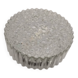 Plafonnier/ appliqué bubble en verre