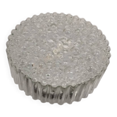 Plafonnier/ appliqué bubble en verre