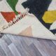 Handmade traditional Moroccan rug with colourful patterns, size 140x260 cm.