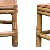 Bamboo end tables
