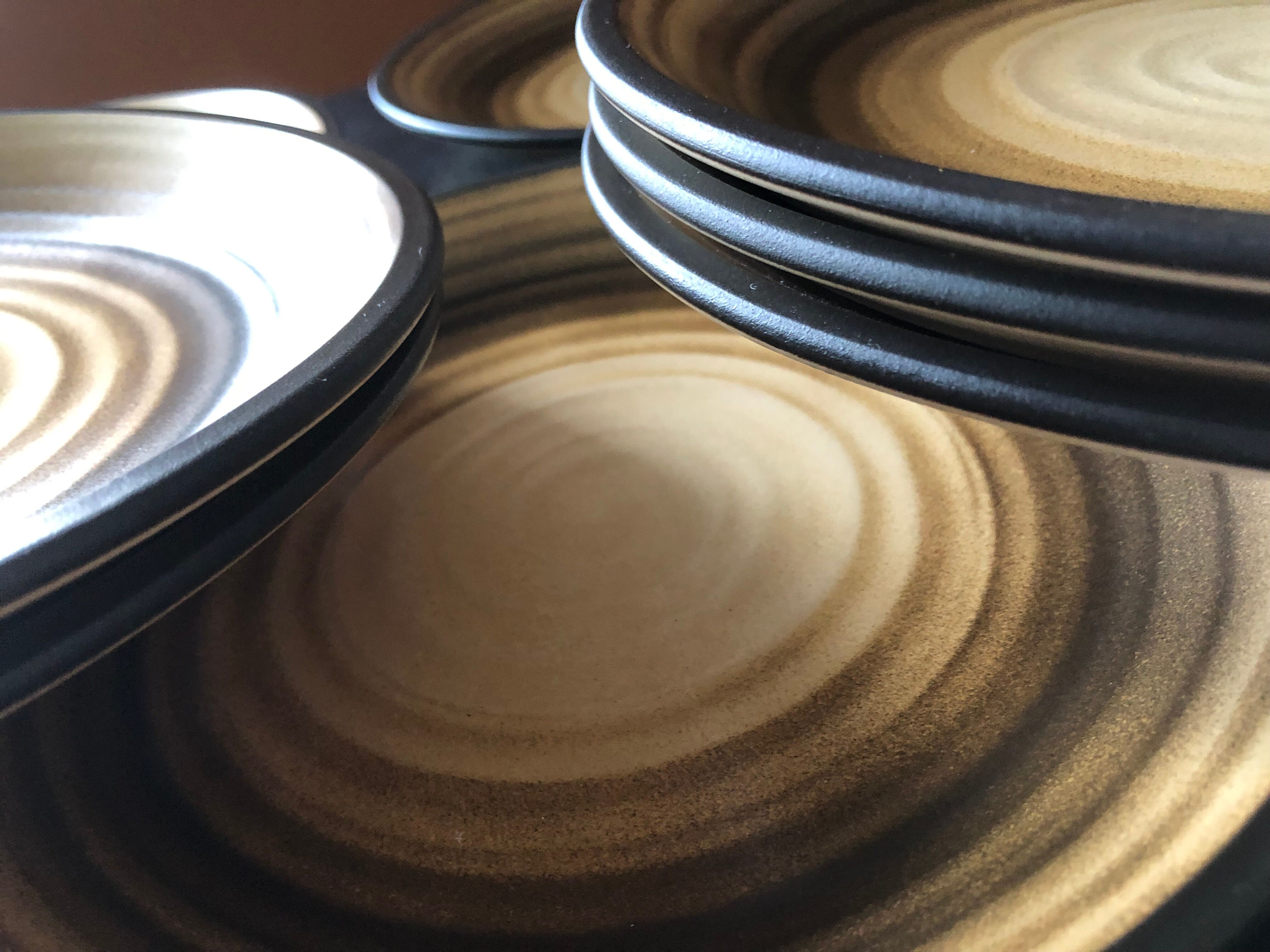 Set of 14 plates Salins les bains France