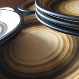 Set of 14 plates Salins les bains France