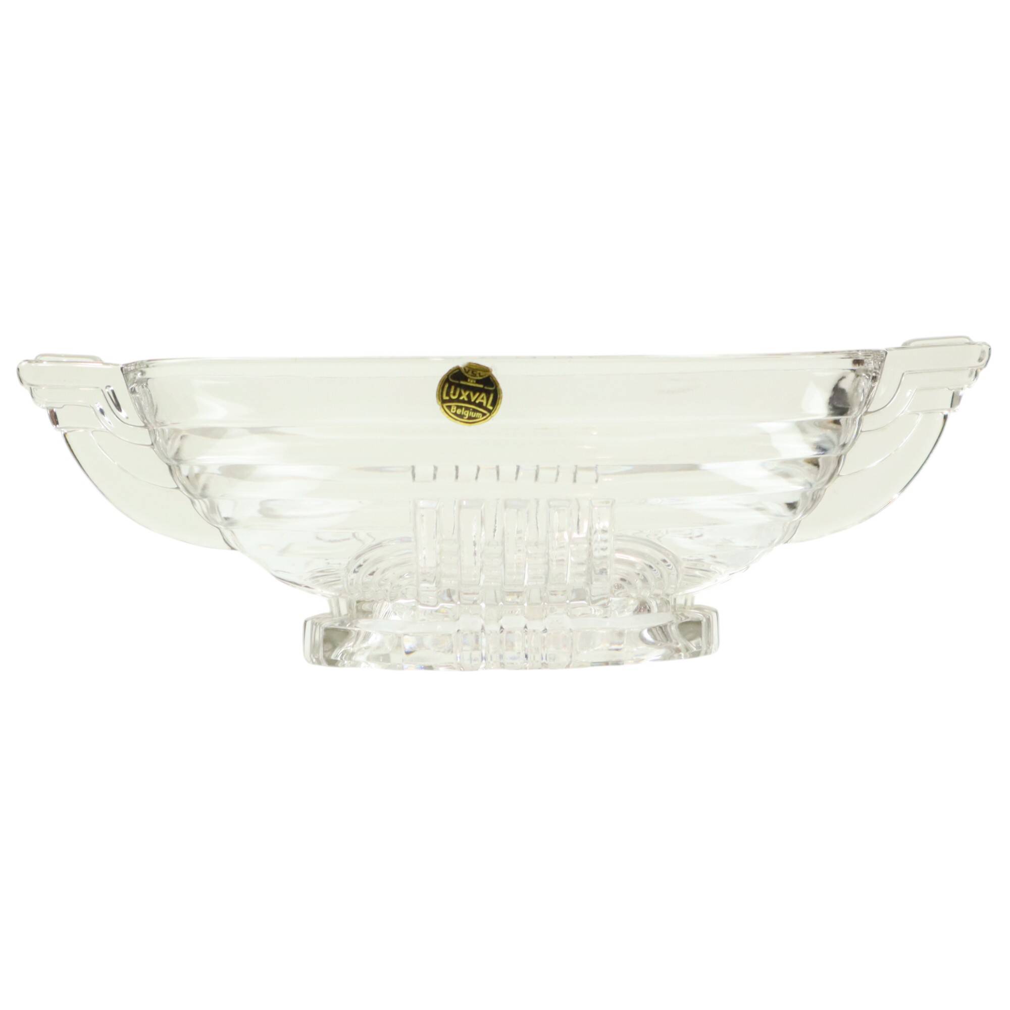 Art Deco Fruit Bowl Coupe Marcelle Val Saint Lambert 1935