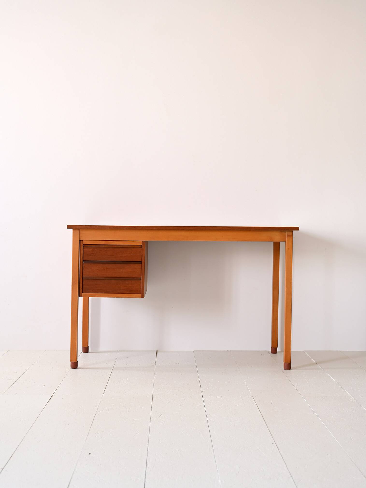 Scandinavian retro wooden desk