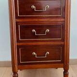 Commode d'entre deux de style Louis XVI en acajou XX siècle