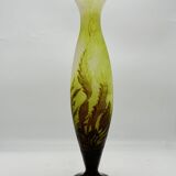 Vase en verre emile galle