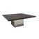 Stone and steel coffee table by Draenert, 1970s